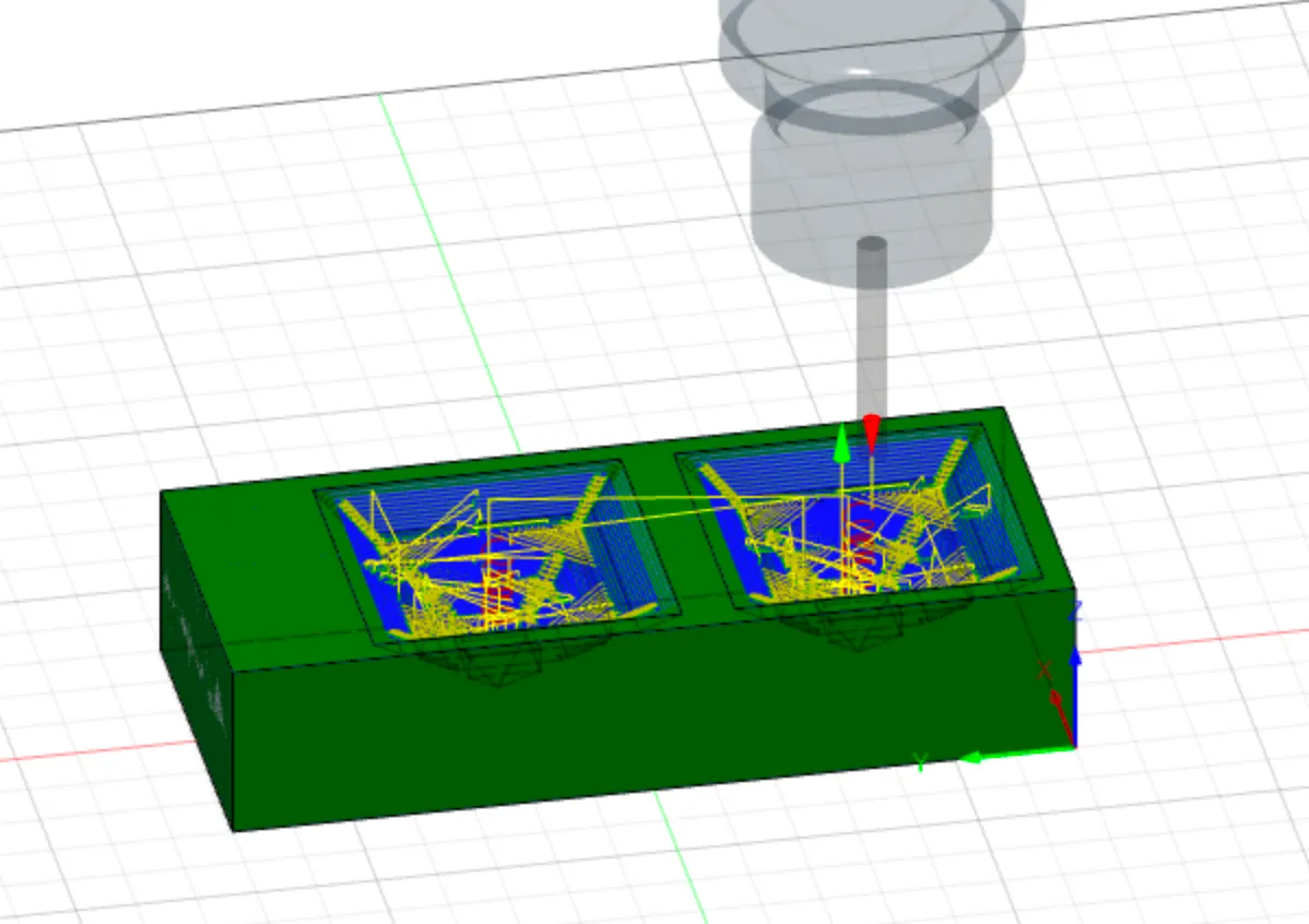 Adaptive clearing toolpath