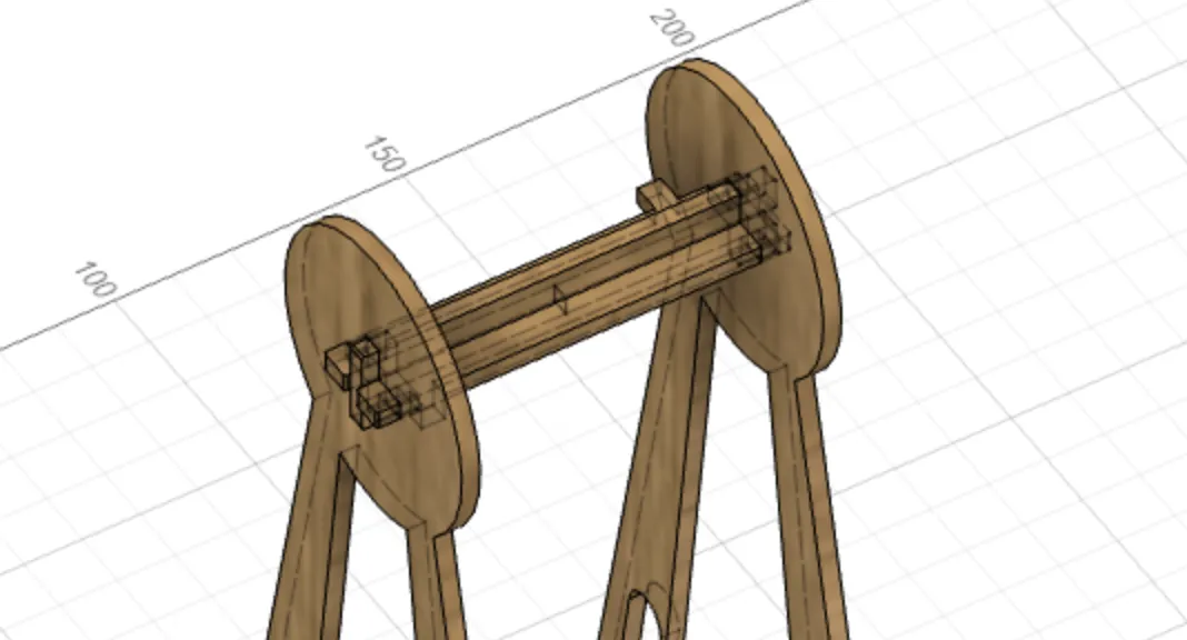 Ferris wheel support bar"