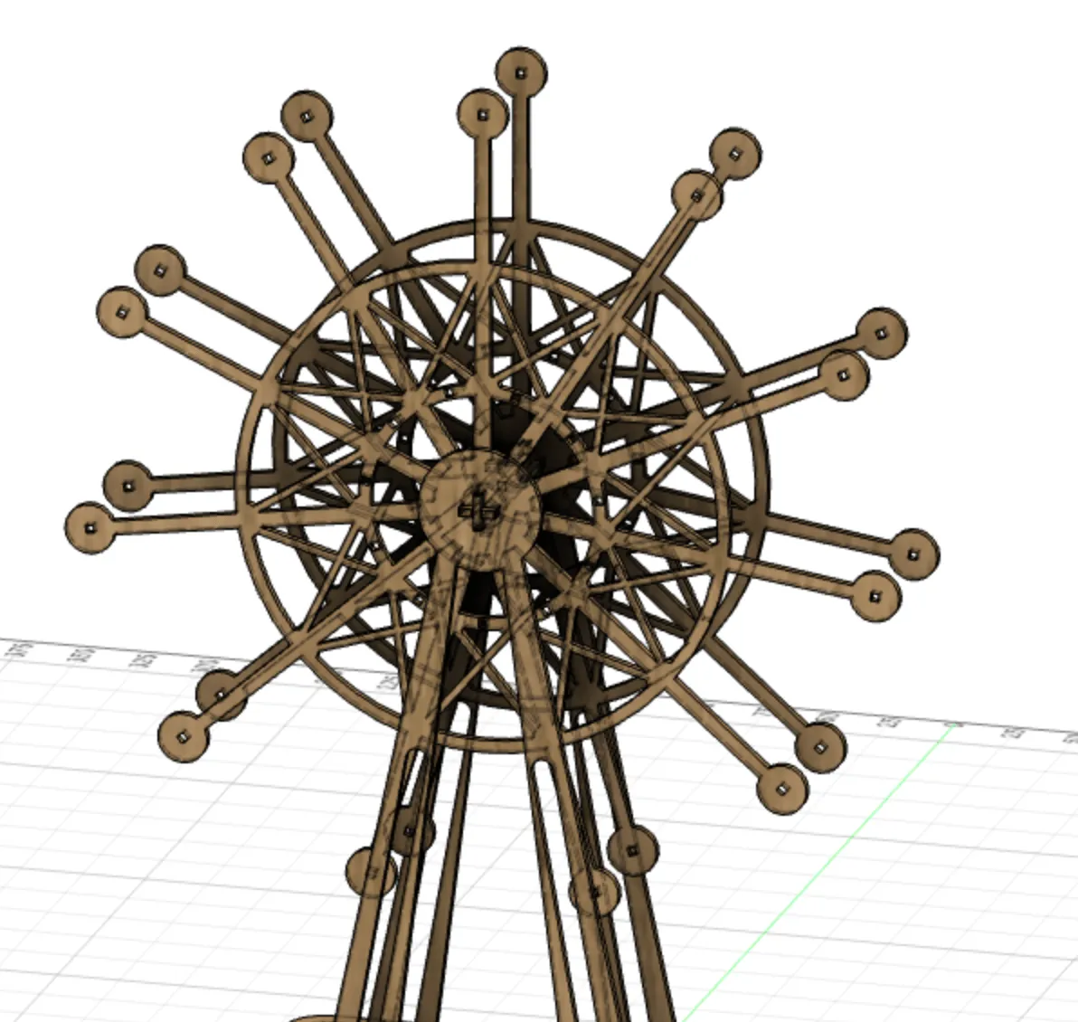 Ferris wheel wheel