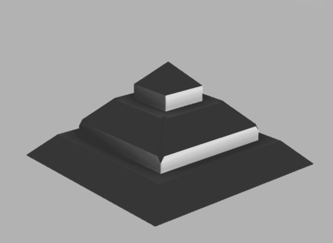 Negative of cube to mold