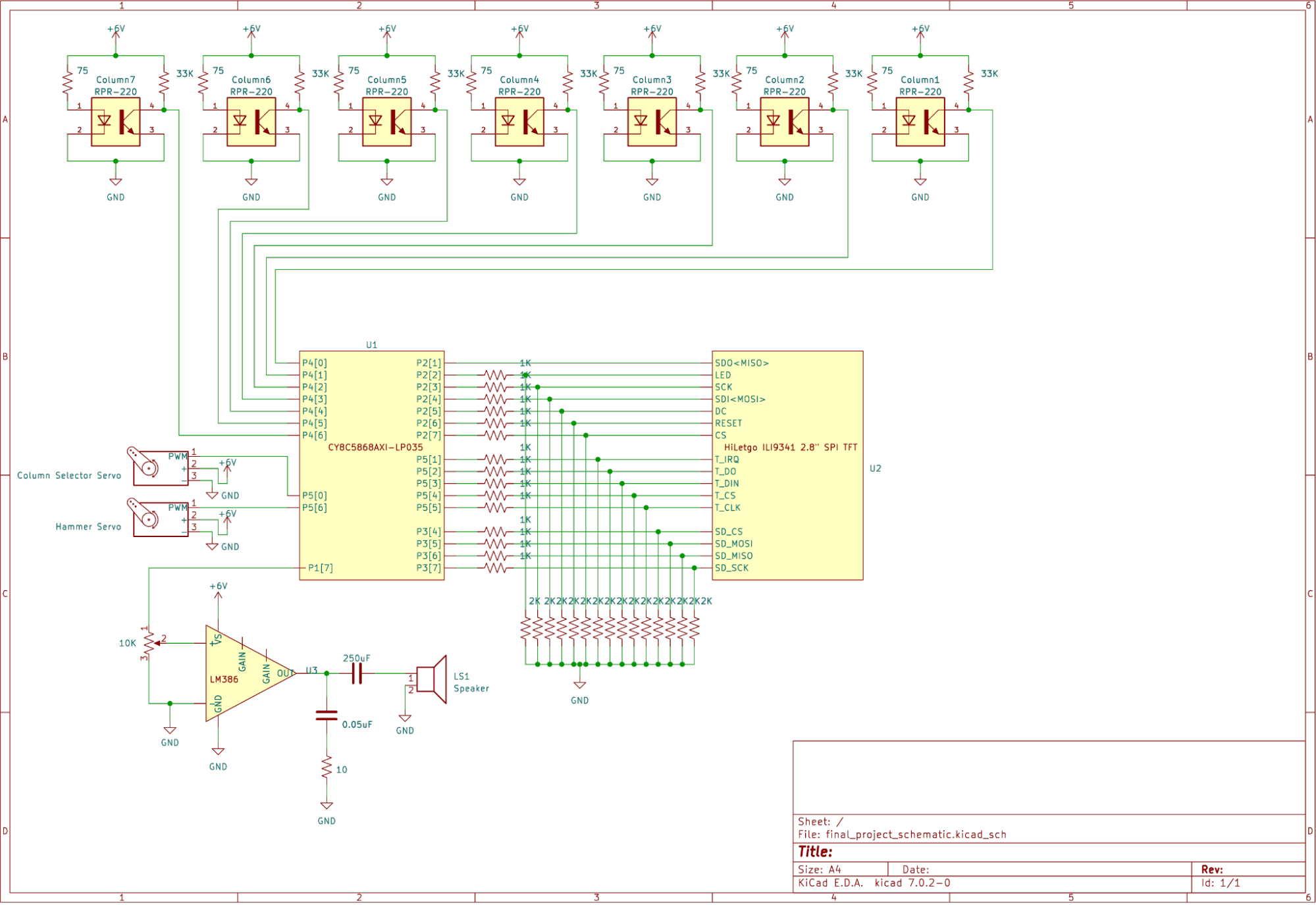 Full robot schematic